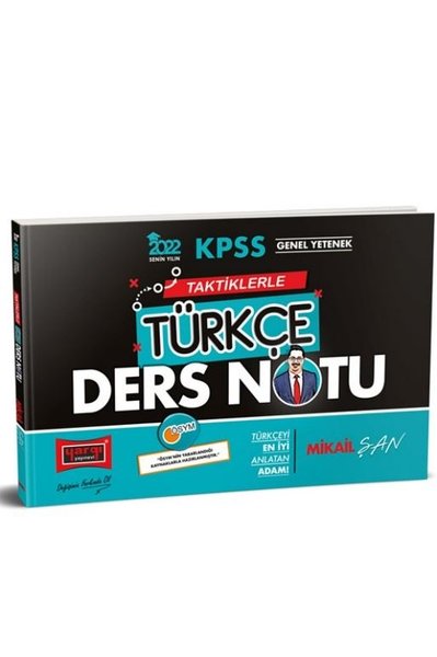 2022 KPSS Genel Yetenek Taktiklerle Türkçe Ders Notu