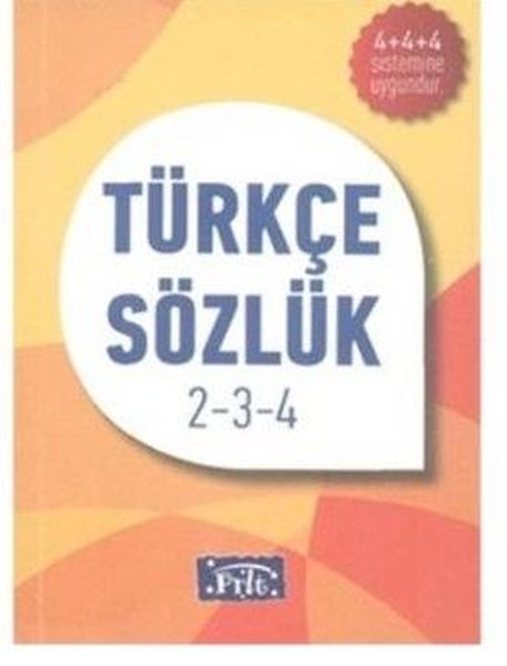 Türkçe Sözlük 2-3-4. Sınıf