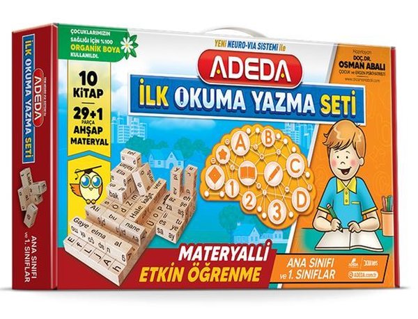 Adeda İlk Okuma Yazma Seti - Ana Sınıfı ve 1.Sınıflar