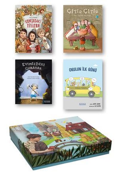 Ketebe Çocuk Kutulu Set 1 - 4 Kitap Takım