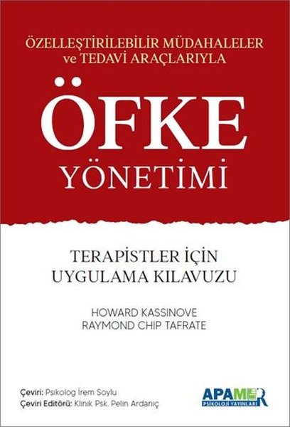 Öfke Yönetimi - Terapistler için Uygulama Kılavuzu