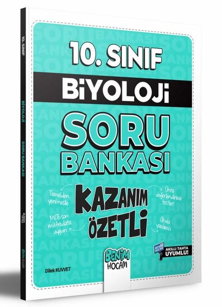 10.Sınıf Kazanım Özetli Biyoloji Soru Bankası