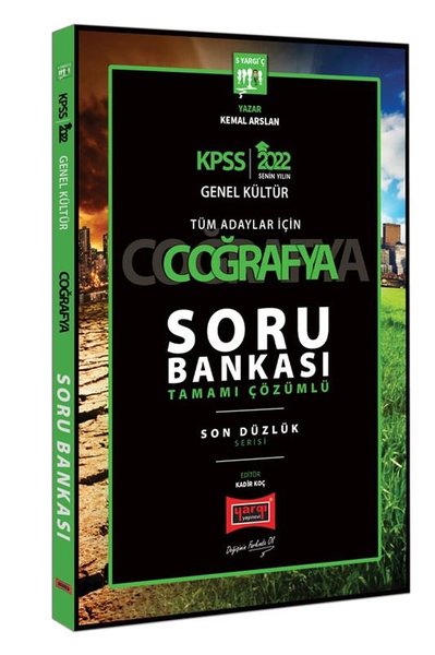 2022 KPSS Genel Kültür Son Düzlük Coğrafya Tamamı Çözümlü Soru Bankası