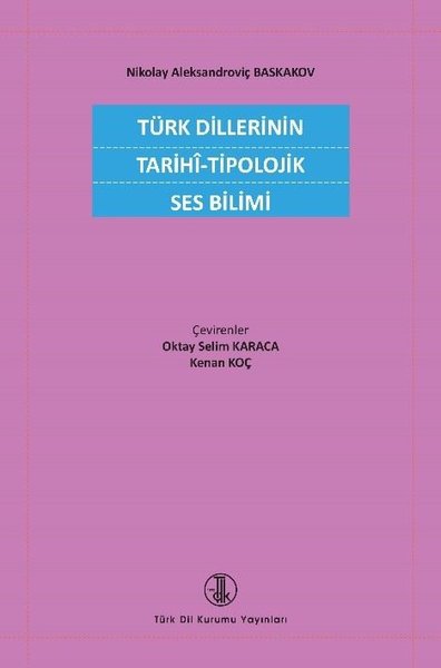 Türk Dillerinin Tarihi - Tipolojik Ses Bilimi