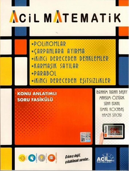 2022 Acil Matematik Polinomlar Çarpanlara Ayırma 2.Dereceden Denklemler Karmaşık Sayılar