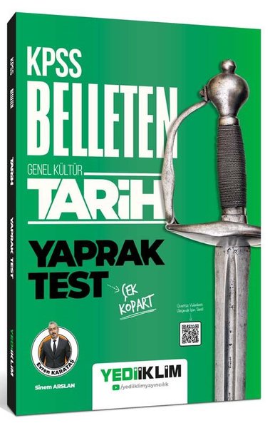 KPSS Genel Kültür Belleten Tarih Çek Kopart Yaprak Test