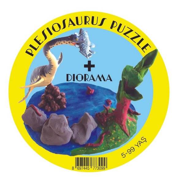 Mucit Kafası Plesiosaurus Puzzle Diorama Neo 309 | D&R