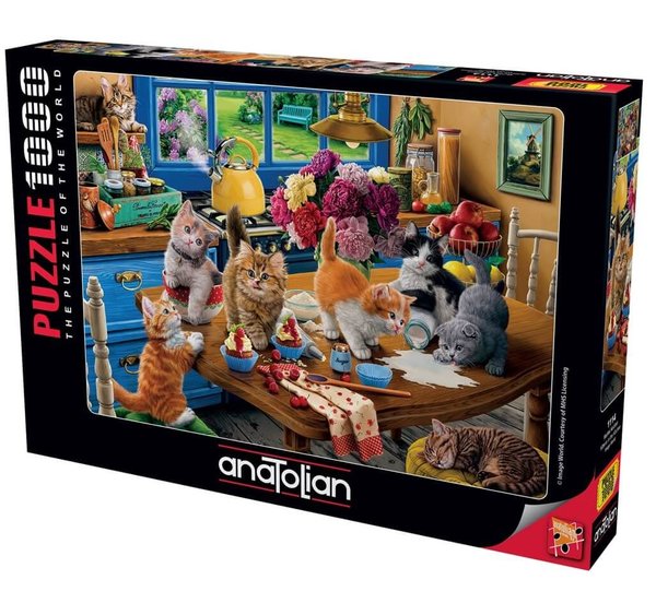 Anatolian-Puzzle Mutfak Kedileri1000 Parça