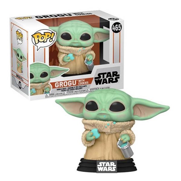 Funko POP Star Wars:MandalorianThe Child with Cookie Figür