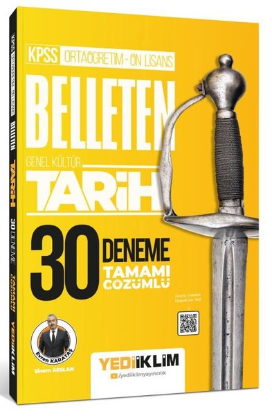 KPSS Ortaöğretim Ön Lisans Genel Kültür Belleten Tarih Tamamı Çözümlü 30 Deneme