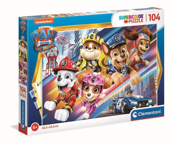 Clementoni 27529 104 Paw Patrol Movie Puzzle