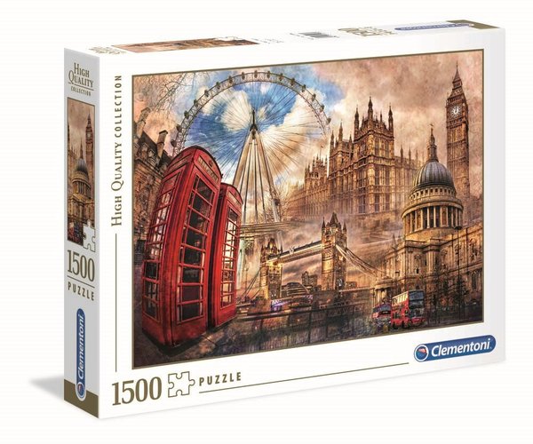 Clementoni 31807 Vintage London 1500 Parça Puzzle