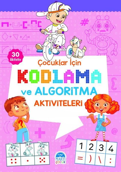 Çocuklar için Kodlama ve Algoritma Aktiviteleri - Pembe