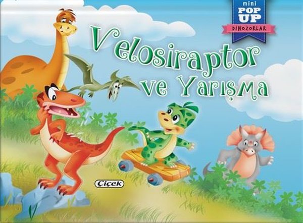 Velosiraptor ve Yarışma - Mini Pop-Up Dinozorlar