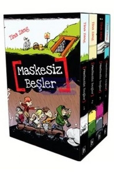 Maskesiz Beşler Serisi - 4 Kitap Takım Kutulu