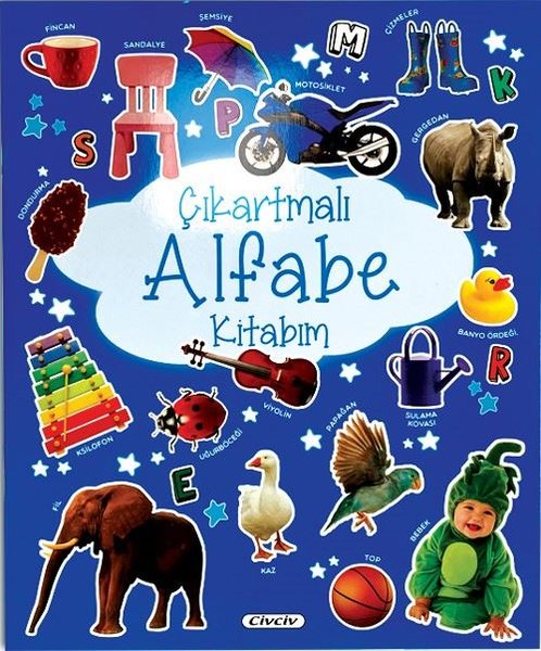 Çıkartmalı Alfabe Kitabım