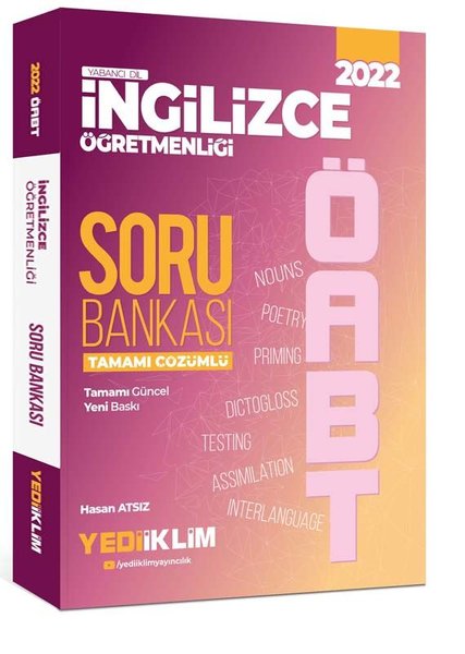 2022 ÖABT İngilizce Öğretmenliği Tamamı Çözümlü Soru Bankası