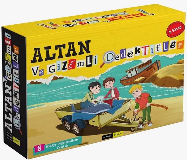 Altan ve Gizemli Dedektifler - 8 Kitap Takım Kutulu