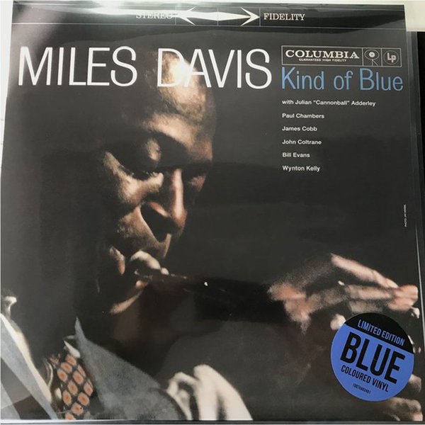 Miles Davis Kind Of Blue Blue Coloured Vinyl Plak