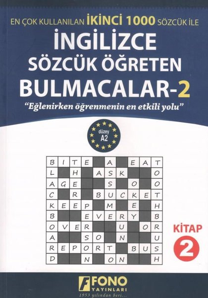 İngilizce Sözcük Öğreten Bulmacalar - 2