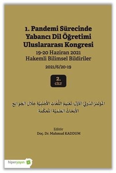 1. Pandemi Sürecinde Yabancı Dil Öğretimi Ulusl...