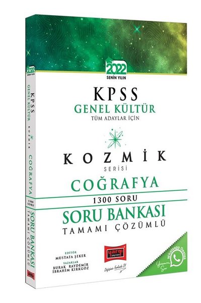 2022 KPSS Tüm Adaylar İçin Genel Kültür Kozmik Serisi Tamamı Çözümlü Coğrafya Soru Bankası