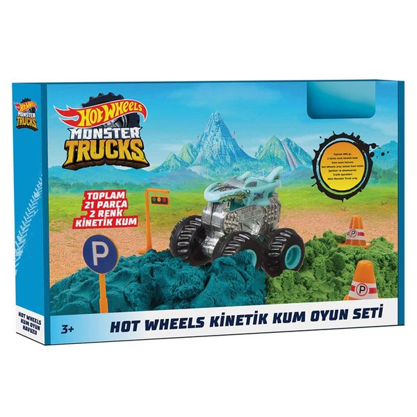 Hot Wheels Monster Trucks Kinetik Kum Oyun Seti HHJ36