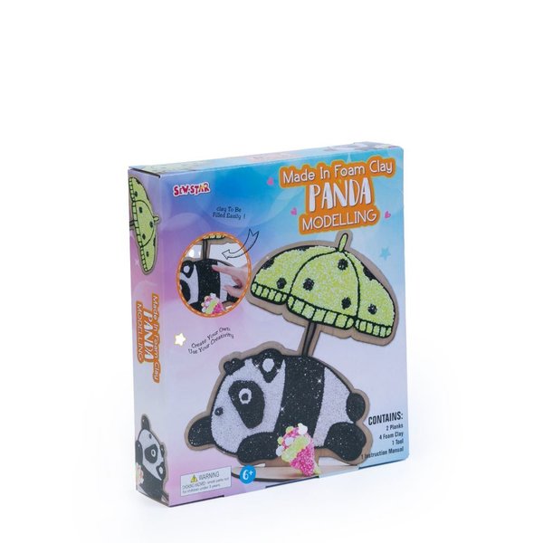 SEW STAR Made in Foam Clay Panda 3D