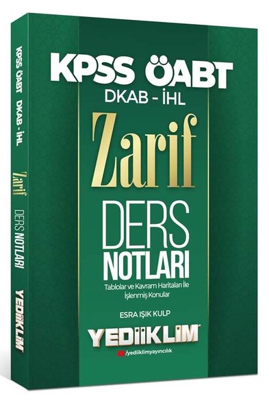 2022 ÖABT DKAP İHL Zarif Ders Notları