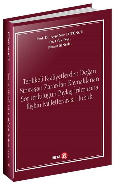 Tehlikeli Faaliyetlerden Doğan Sınıraşan Zarardan Kaynaklanan Sorumluluğun Paylaştırılmasına İlişkin Milletlerarası Hukuk