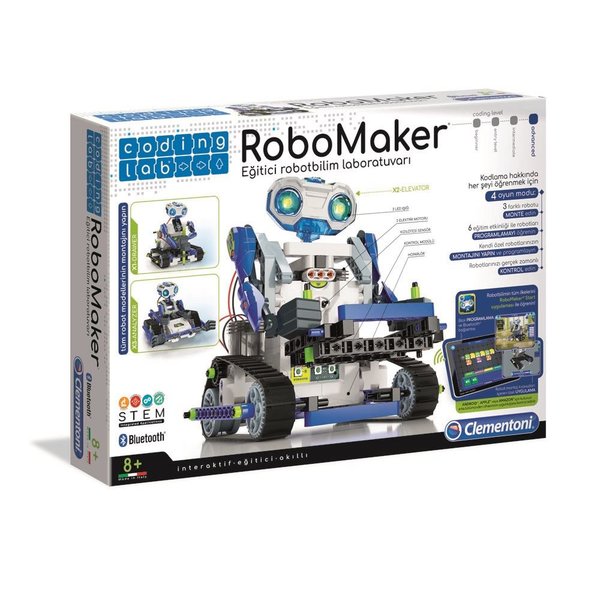 Clementoni Coding Lab Robomaker Start Eğitici Robotbilim Laboratuvarı 64442