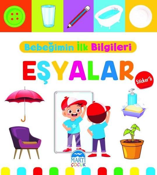 Bebeğimin İlk Bilgileri -  Eşyalar - Sticker'lı