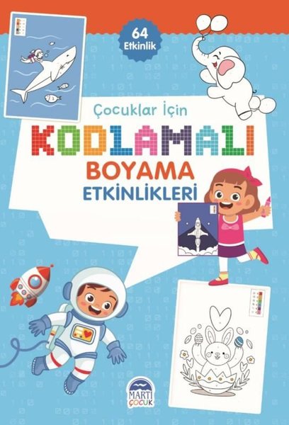 Çocuklar İçin Kodlama Etkinlikleri - Mavi - 64 Etkinlik