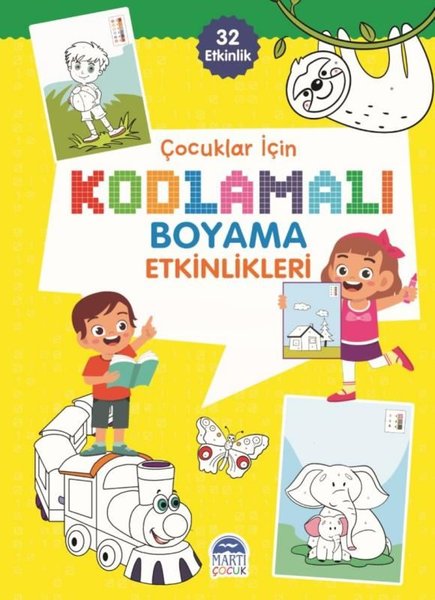 Çocuklar için Kodlama Etkinlikleri - Sarı - 32 Etkinlik