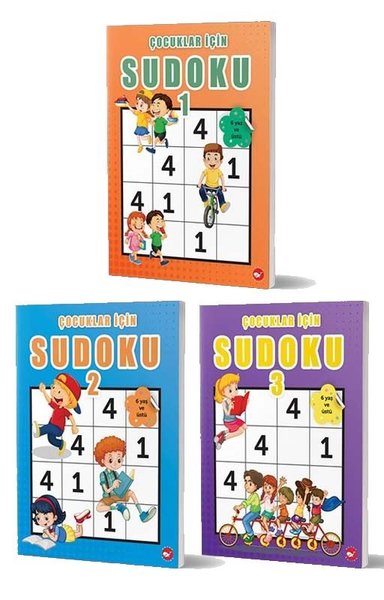 Çocuklar İçin Sudoku Seti - 3 Kitap Takım