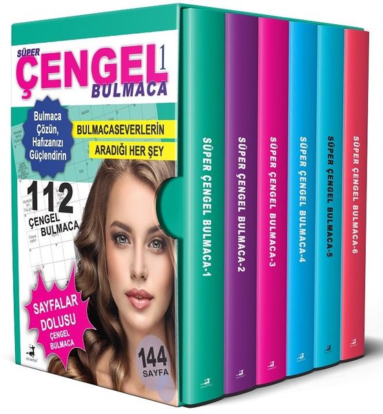 Süper Çengel Bulmaca Seti - 6 Kitap Takım