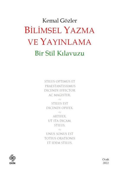 Bilimsel Yazma ve Yayınlama: Bir Stil Kılavuzu