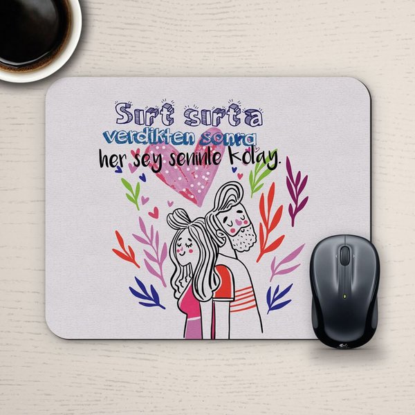 E-Hediyeci Özel Tasarım Romantik Mousepad - No11