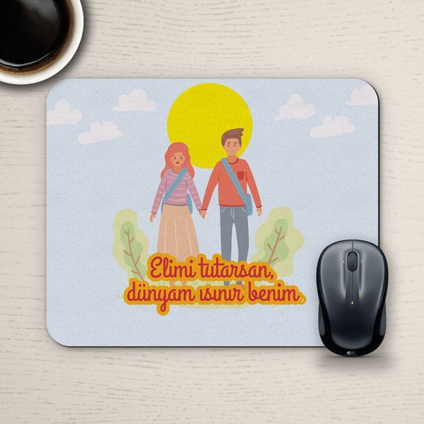 E-Hediyeci Özel Tasarım Romantik Mousepad - No16