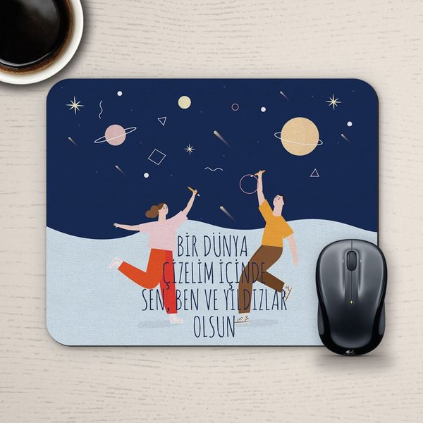 E-Hediyeci Özel Tasarım Romantik Mousepad - No31