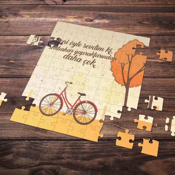 E-Hediyeci 99 Parça Romantik Tasarımlı Puzzle Yapboz No14