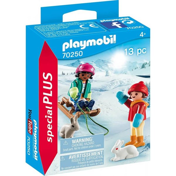 Playmobil Children with Sleigh