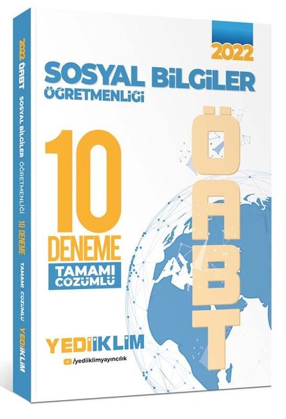 2022 ÖABT Sosyal Bilgiler Öğretmenliği Tamamı Çözümlü 10 Deneme