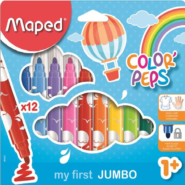 Maped ColorPeps 12li Jumbo Keçeli 846020