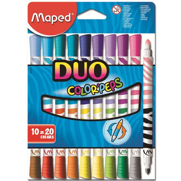 Maped ColorPeps 10lu Duo Keçeli 847010