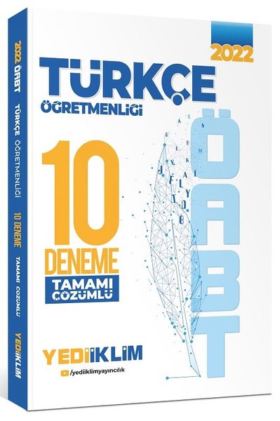 2022 ÖABT Türkçe Öğretmenliği Tamamı Çözümlü 10 Deneme