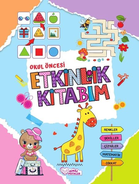 Okul öncesi Etkinlik Kitabım - Robotik Kodlama ve Dikkat Geliştirme - Çift Taraflı Kitap