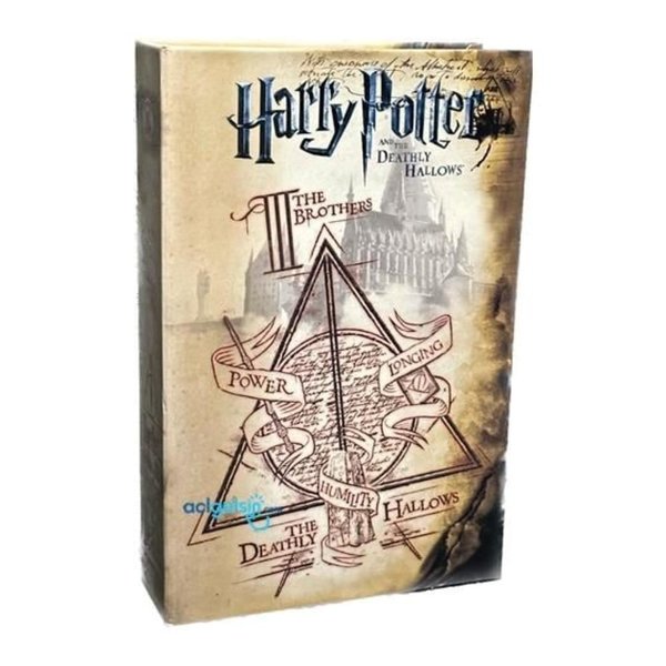 Gifi Harry Potter Ölüm Yadigarı Kitap Görünümlü Dekoratif Kutu Küçük