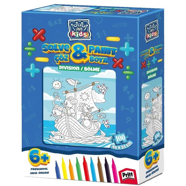 Art Kids Çöz Boya Bölme 5849