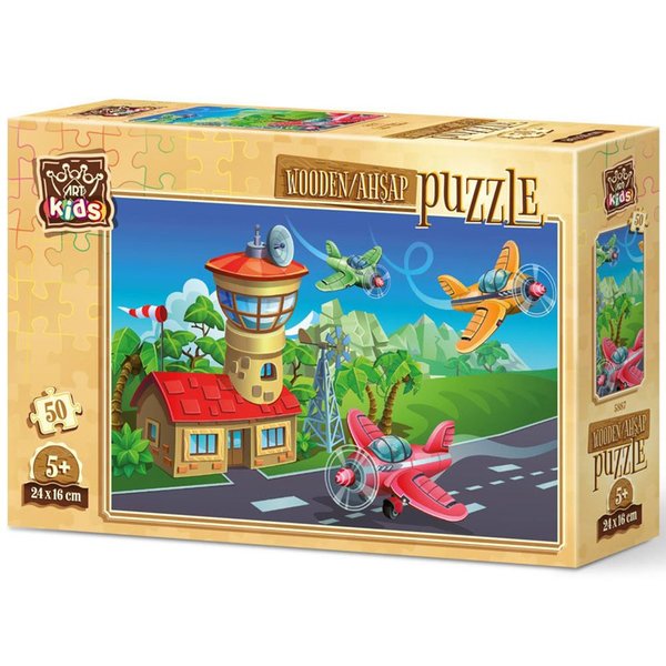 Art Kids Çılgın Pilotlar 50 Parça Ahşap Puzzle 5887